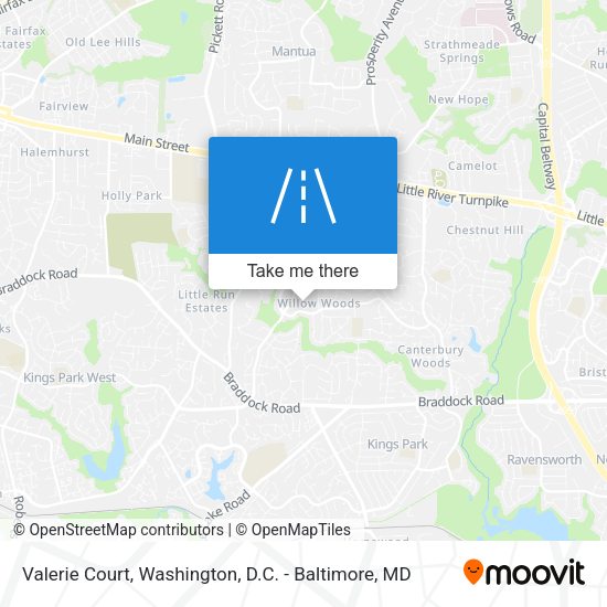 Valerie Court map