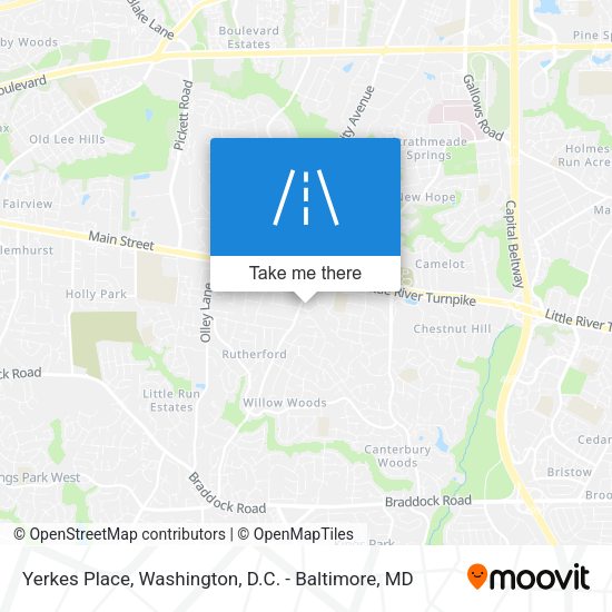Mapa de Yerkes Place