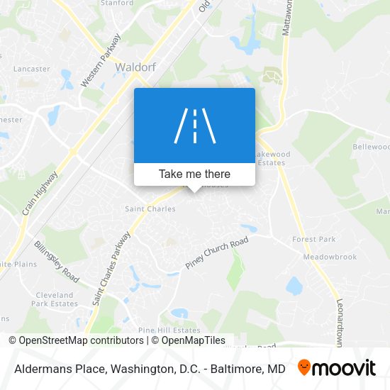 Mapa de Aldermans Place
