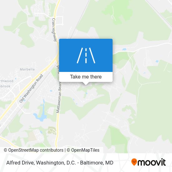 Mapa de Alfred Drive