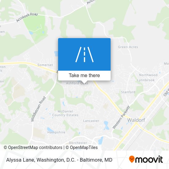 Alyssa Lane map