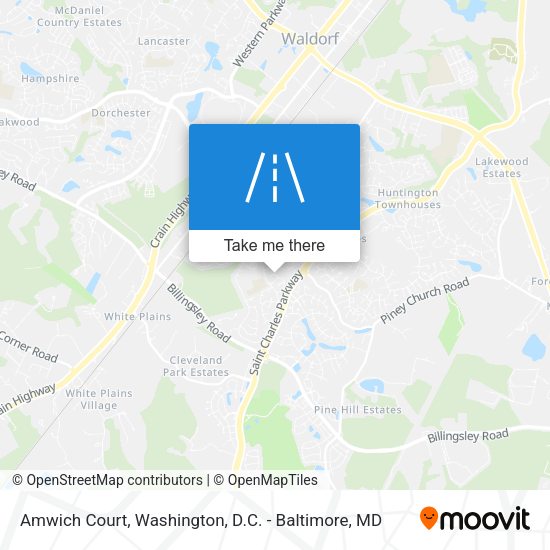 Amwich Court map