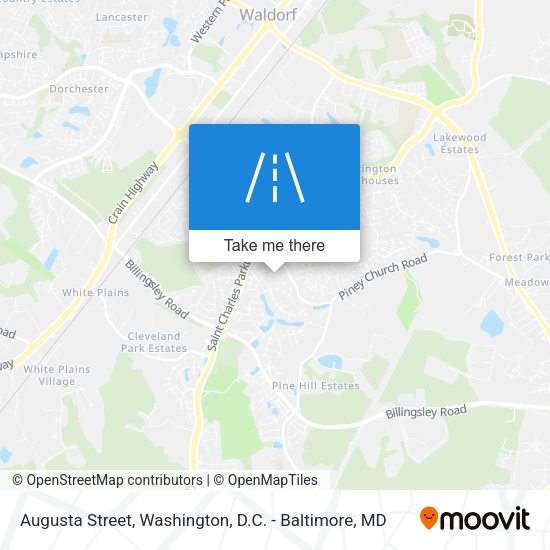 Augusta Street map