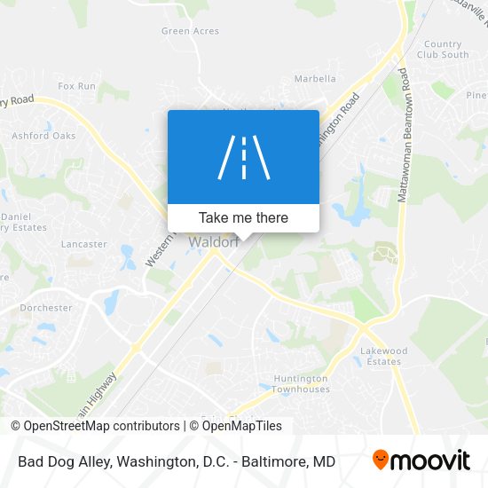 Mapa de Bad Dog Alley