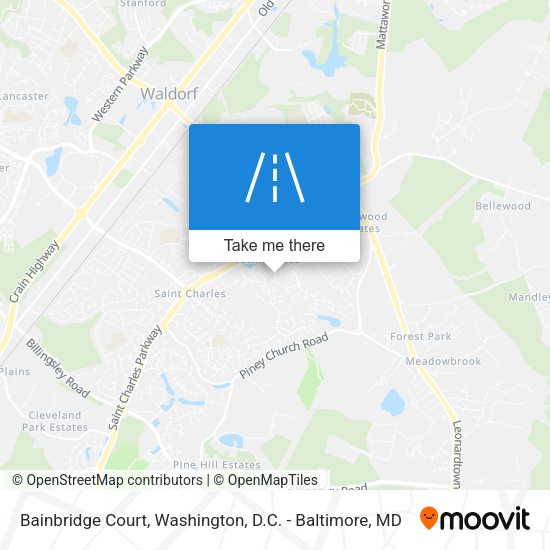Mapa de Bainbridge Court