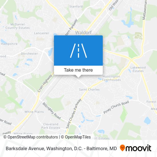 Barksdale Avenue map