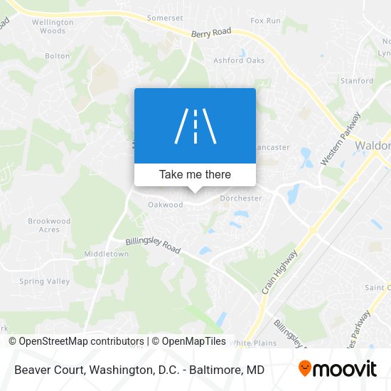 Beaver Court map