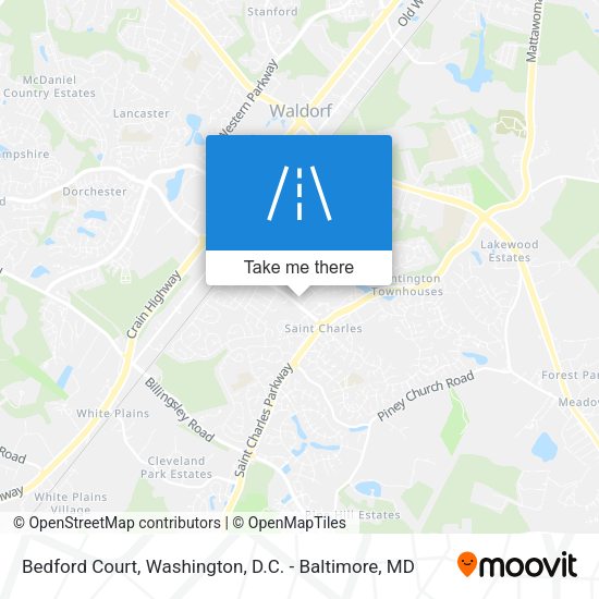 Mapa de Bedford Court