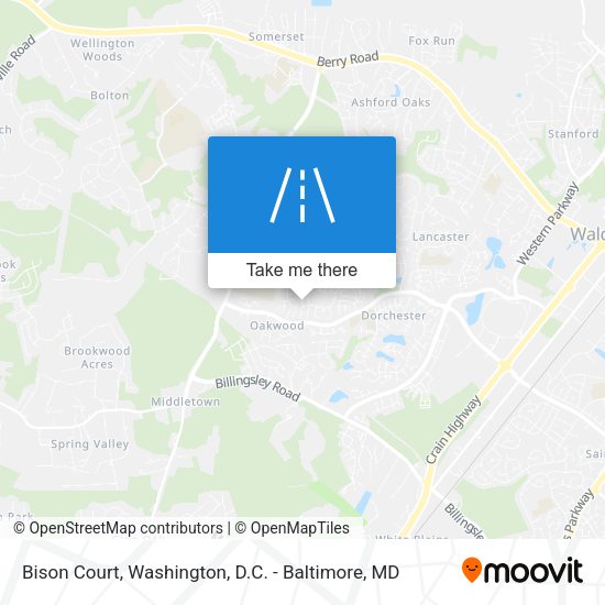 Bison Court map