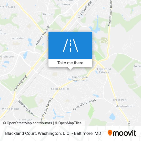 Blackland Court map