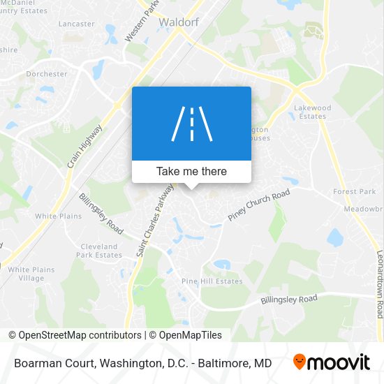 Boarman Court map