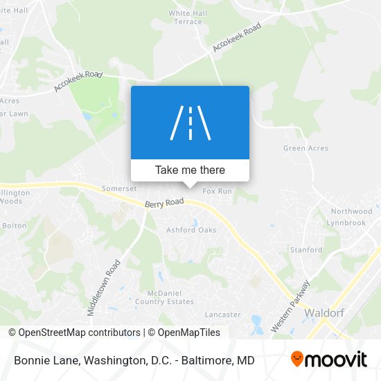 Bonnie Lane map