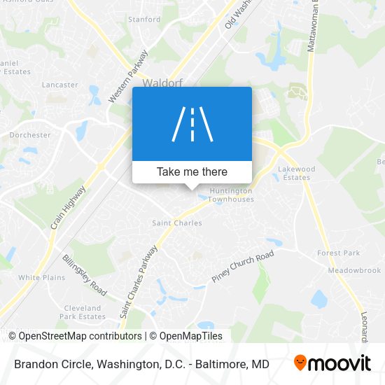 Mapa de Brandon Circle