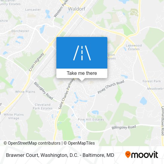 Brawner Court map