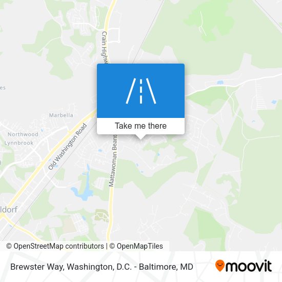 Brewster Way map