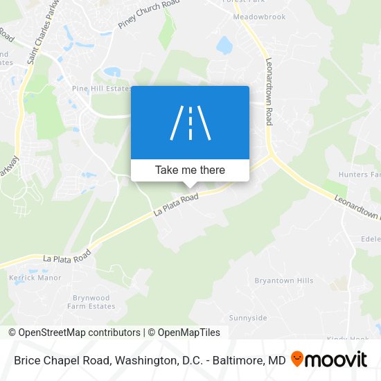 Brice Chapel Road map
