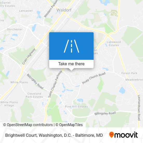 Mapa de Brightwell Court