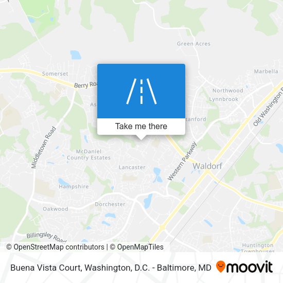 Buena Vista Court map