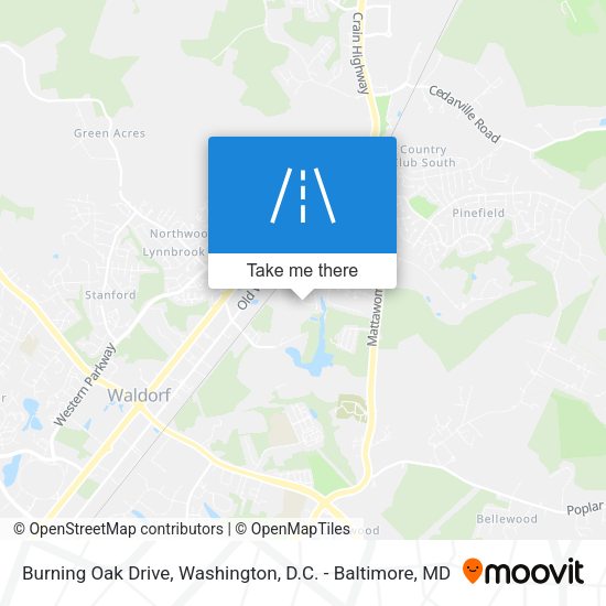 Mapa de Burning Oak Drive