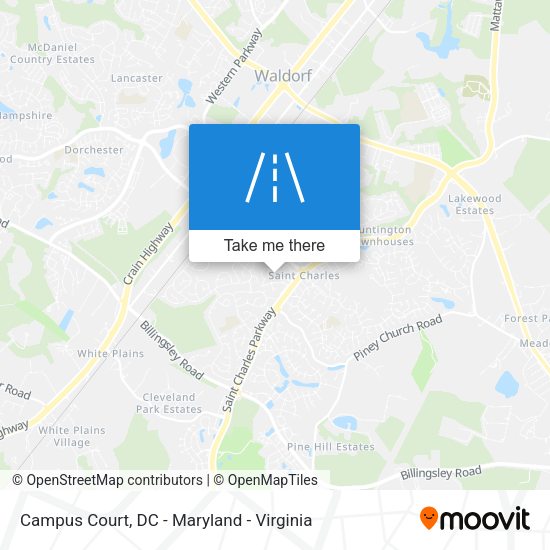Mapa de Campus Court