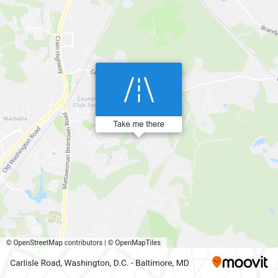 Carlisle Road map