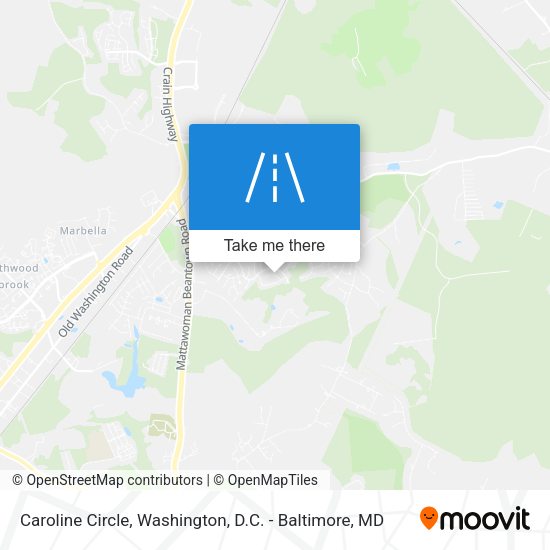 Caroline Circle map