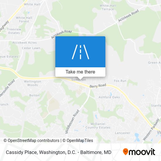 Cassidy Place map