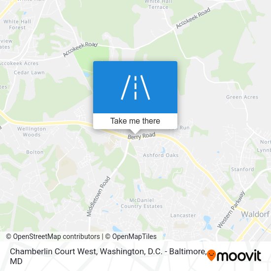 Chamberlin Court West map