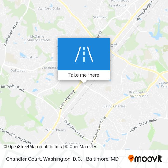 Mapa de Chandler Court