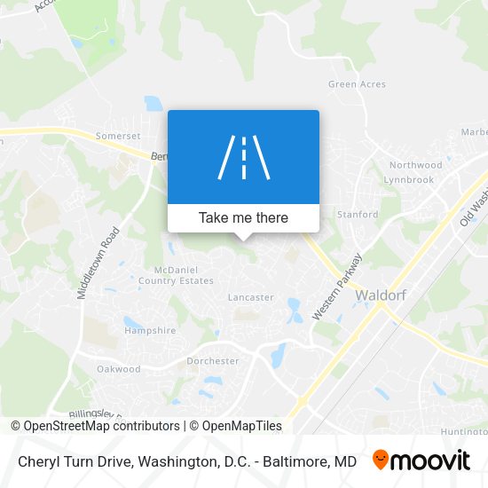 Cheryl Turn Drive map