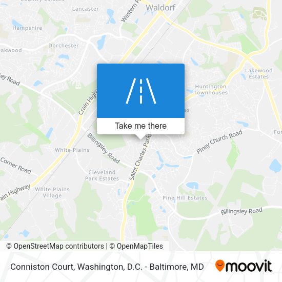 Mapa de Conniston Court