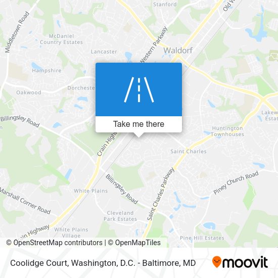 Coolidge Court map