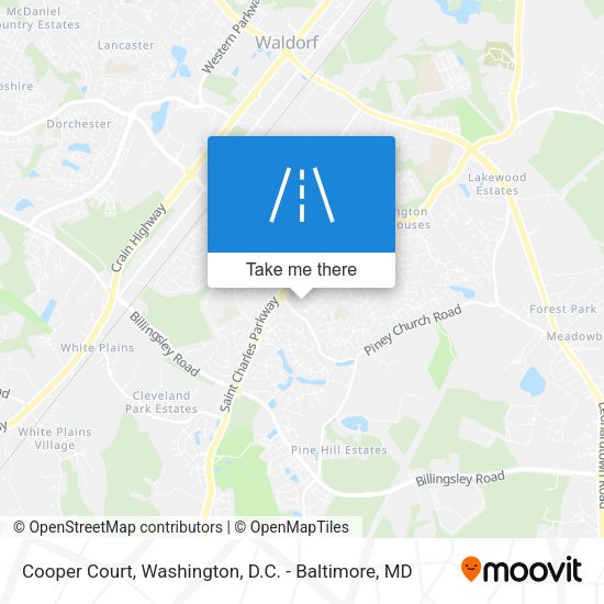 Cooper Court map