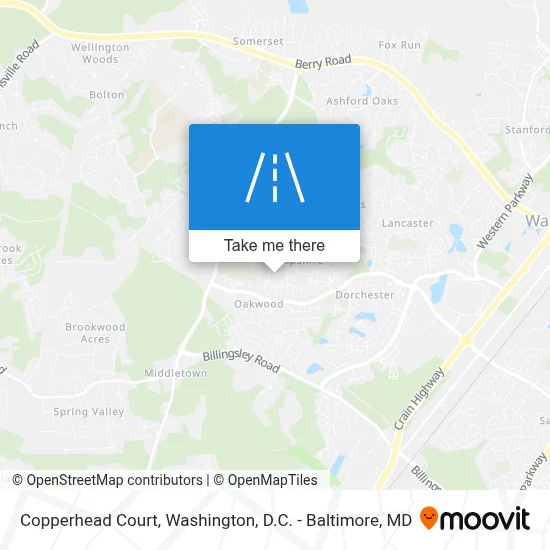 Copperhead Court map