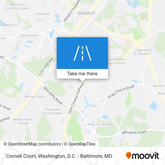 Mapa de Cornell Court