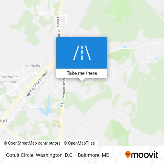 Mapa de Cotuit Circle