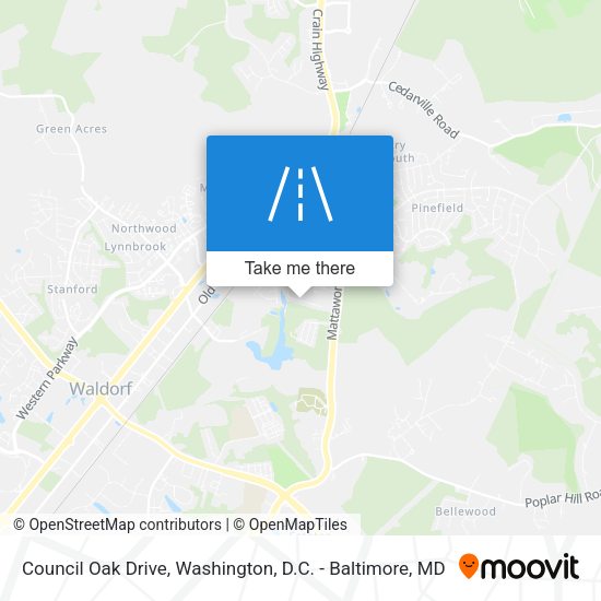 Mapa de Council Oak Drive