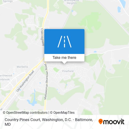 Mapa de Country Pines Court