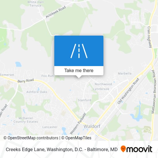 Mapa de Creeks Edge Lane