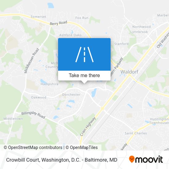 Crowbill Court map