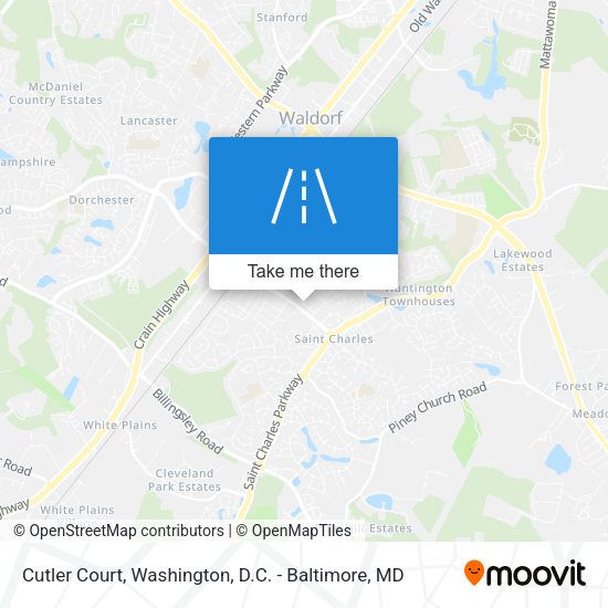 Cutler Court map