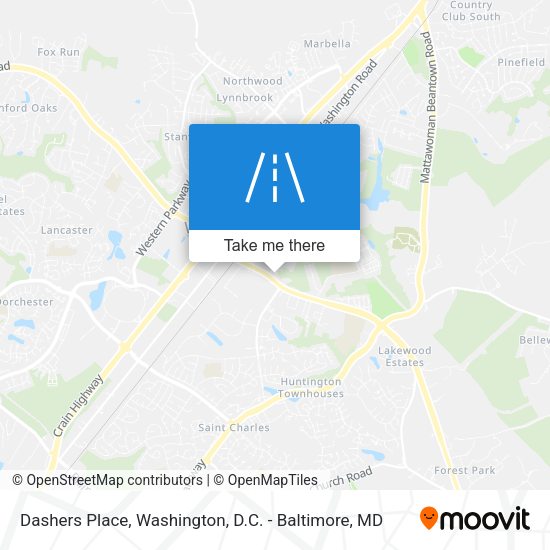 Dashers Place map