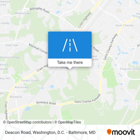Mapa de Deacon Road