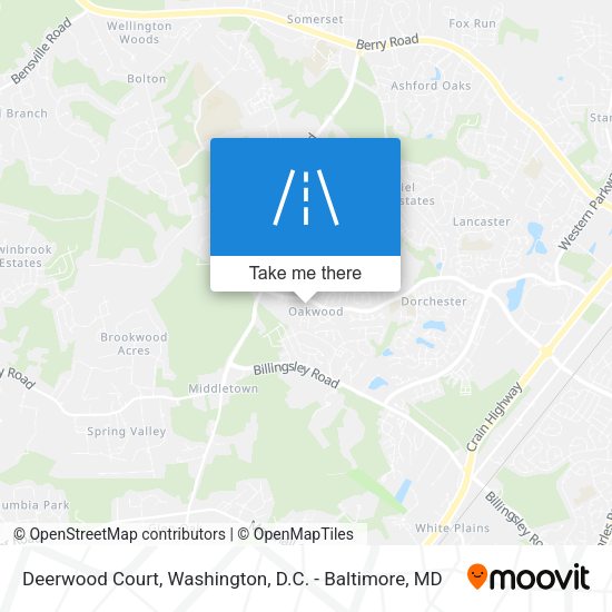 Deerwood Court map