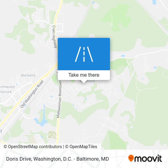 Mapa de Doris Drive