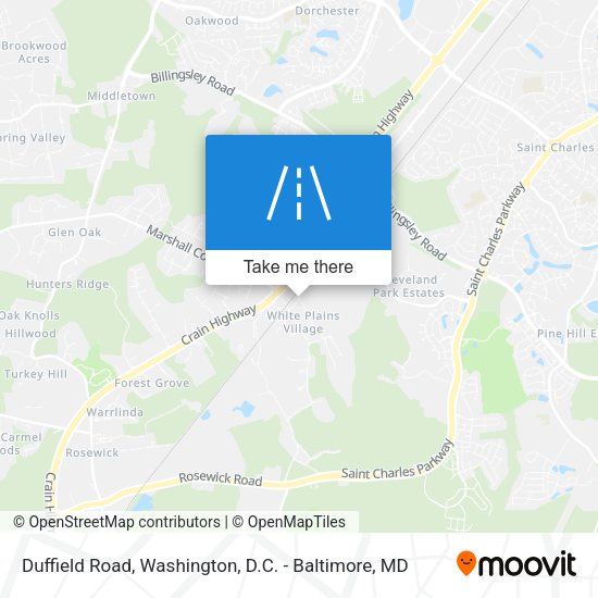 Mapa de Duffield Road