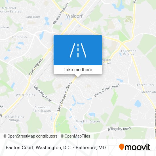 Easton Court map