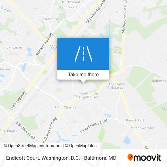 Endicott Court map
