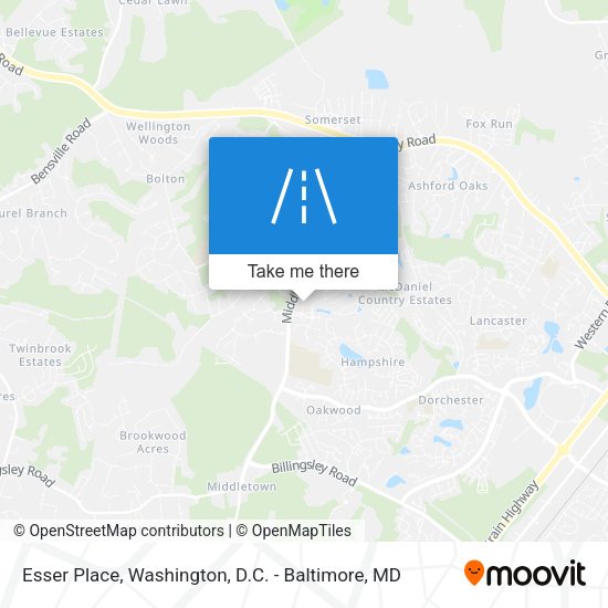 Esser Place map