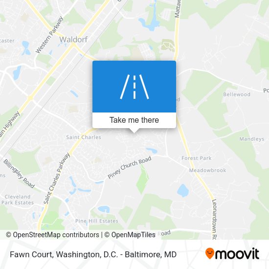 Fawn Court map